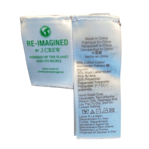 J Crew Reimagined Wool Blend brown Sweater men's Size M - Picture 4 of 10